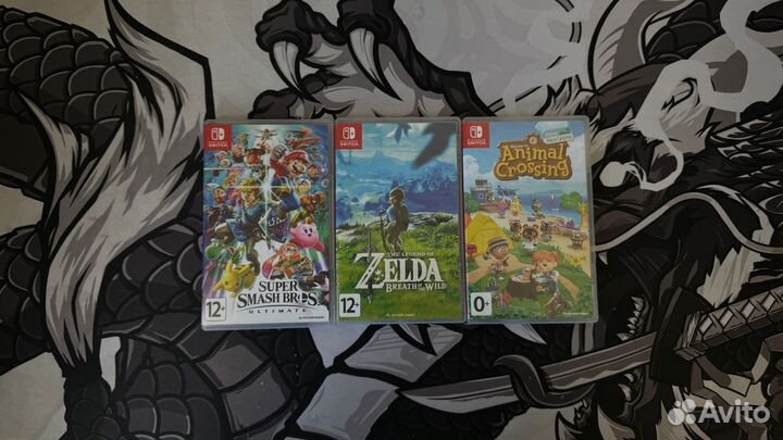 Картриджи nintendo switch