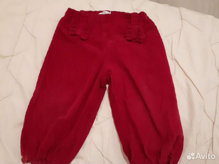 Штаны для девочки 86