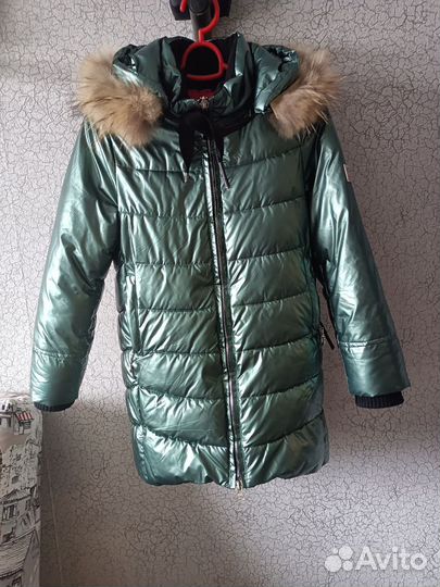 Пуховик для девочки 128