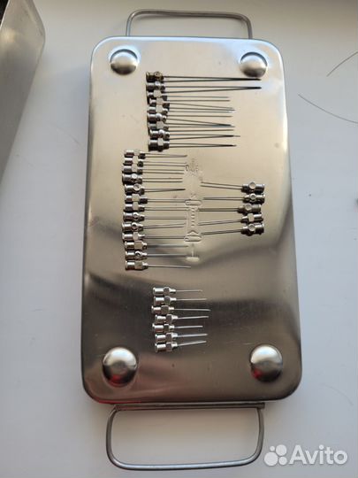 СССР. Стерилизатор, шприцы, иглы