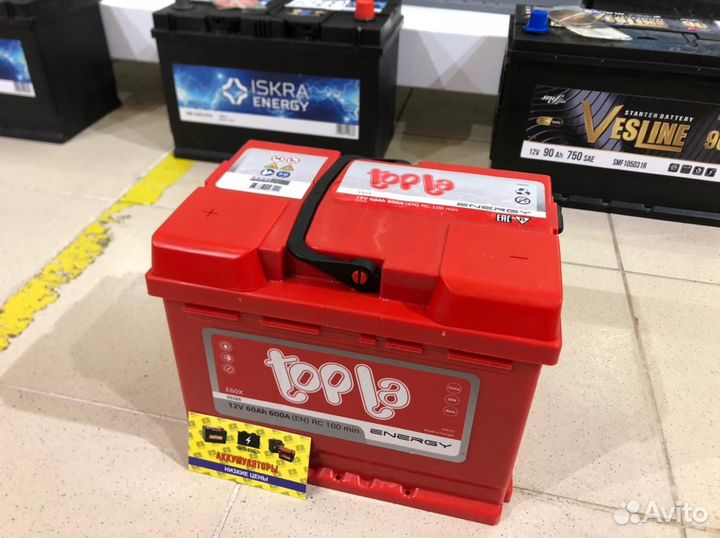 Аккумулятор Topla Energy (Словения) 60Ач 600А