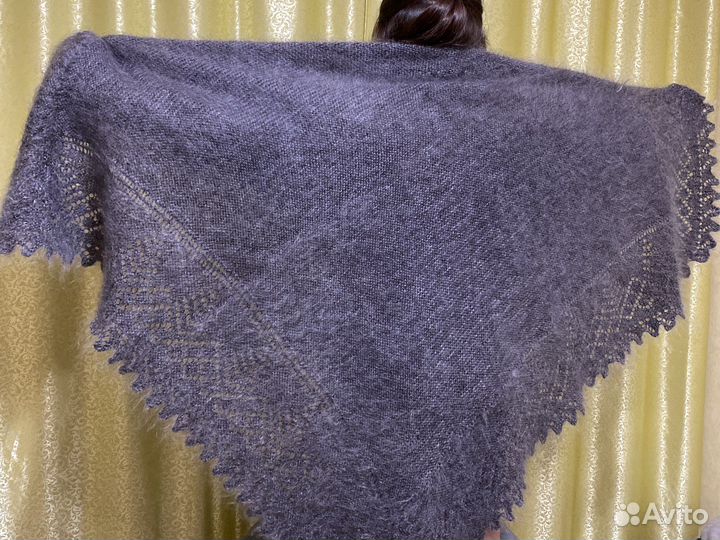 Платок шаль пуховая 120x120 см