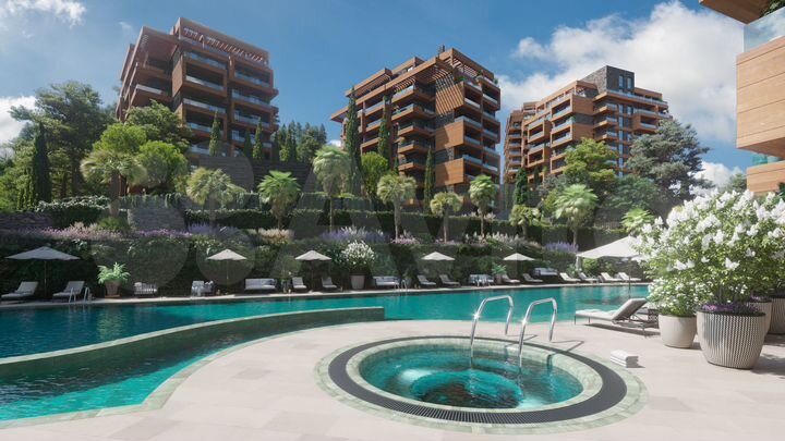 1-к. апартаменты, 57,5 м², 6/8 эт.