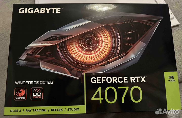 Gigabyte nvidia GeForce RTX 4070 windforce OC 12Gb