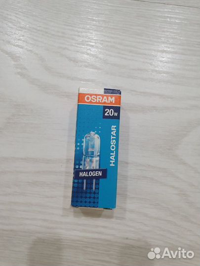 Галогенная лампочка osram G4 12V 20W