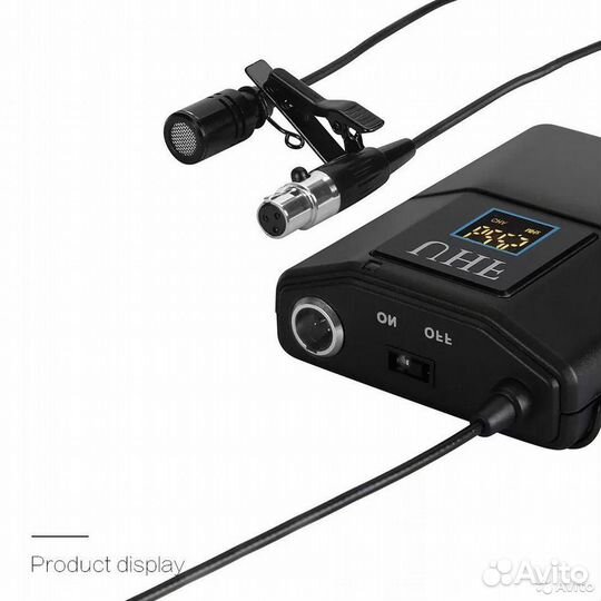 Беспроводной петличный микрофон UHF standart
