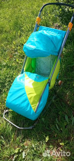 Детские санки-коляска