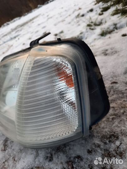 Блок фара левая Рено Логан 1 дорестайлинг