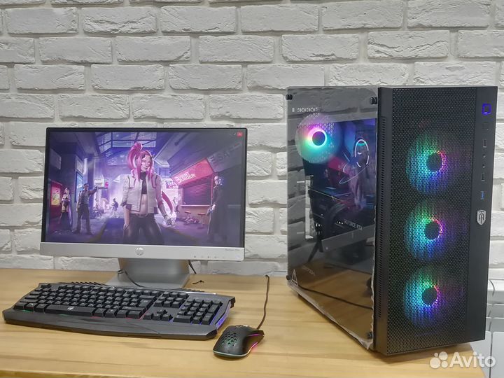 Игровой пк Ryzen 5 7500F + RTX 4060