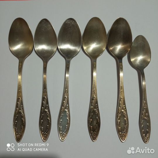 Столовые приборы СССР: ложки чайные и столовые