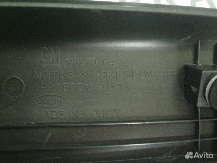 Молдинг на дверь Chevrolet Orlando