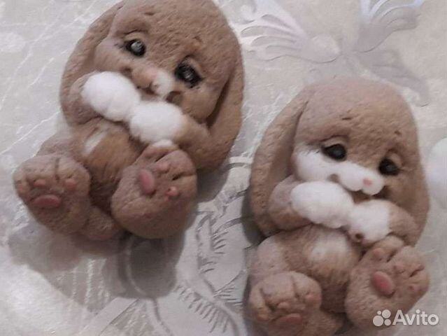 Мыло ручной работы зайка