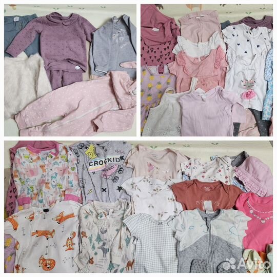 Вещи для девочки 80-86, большой гардероб