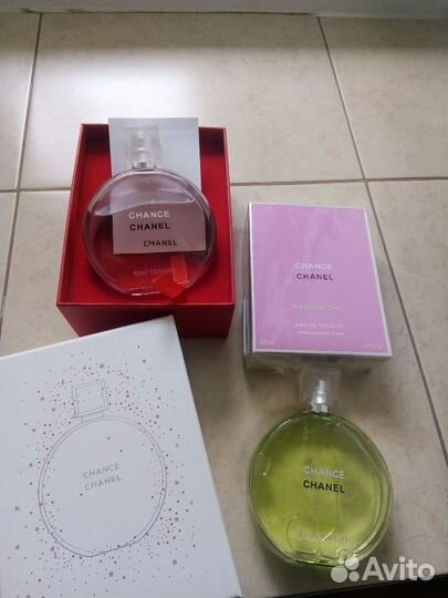 Chanel chance eau tendre 100ml оригинал