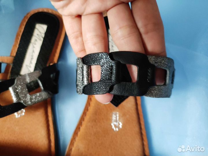 Женские шлёпанцы Mariamare 37 с кожаной стелькой