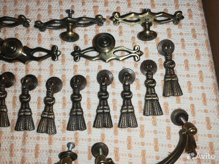 Мебельные ручки латунь