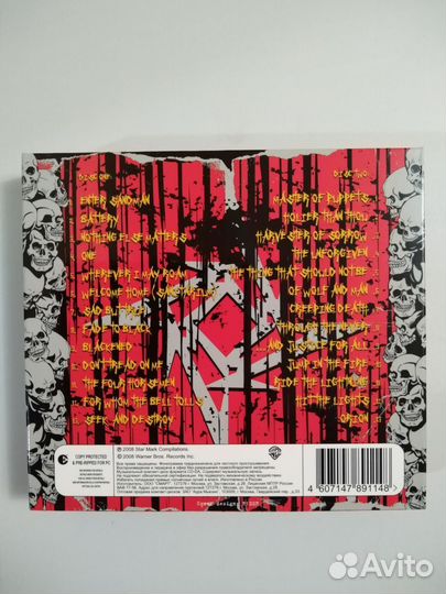 4 CD диска. metallica.Greatest hits