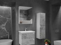 Мебель для ванной Grossman Инлайн 60 цвет бетон