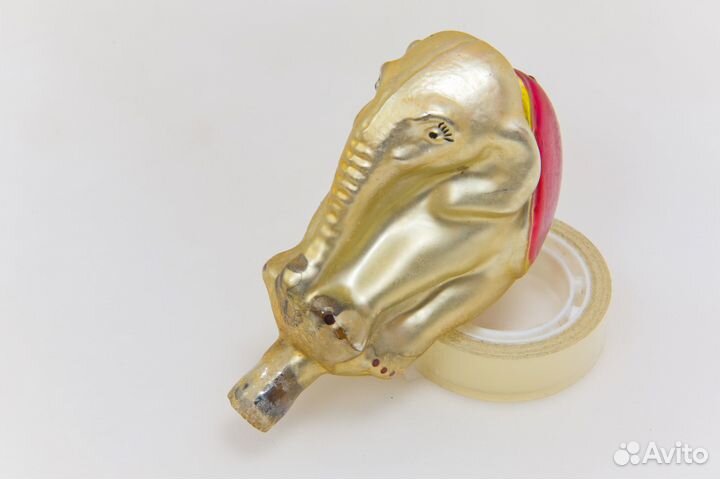 Елочная игрушка коллекционная Слон