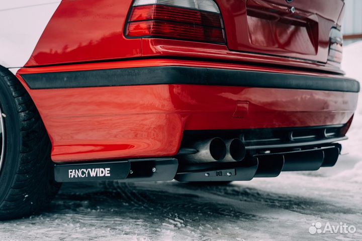 Диффузор заднего бампера BMW E36 Tuning V3