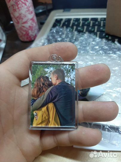 Брелок с фото на ключи