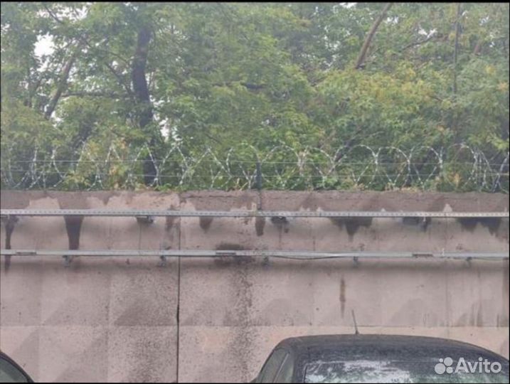 Монтаж колючая проволока егоза, акл