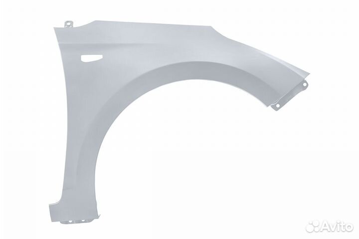 Крыло правое Хендай Солярис 2 2017 серебристый RHM