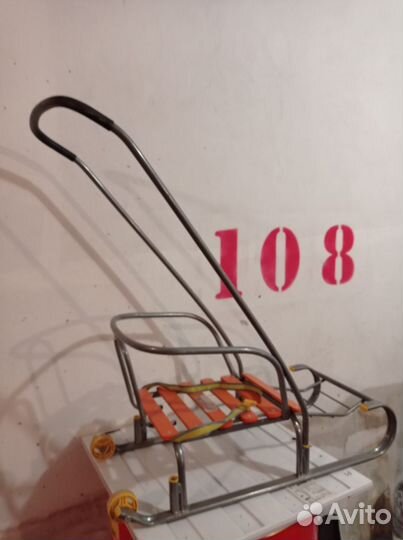 Детские санки с колесами Geburt