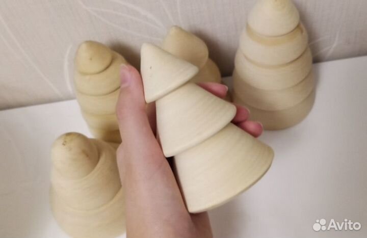 Елочки деревянные /для творчества