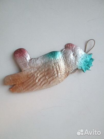 Елочные игрушки винтаж картон