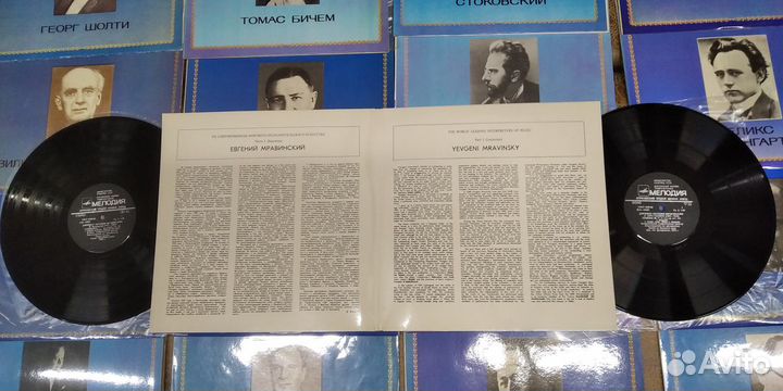 Коллекция виниловых пластинок 36 дирижёров 50 LP