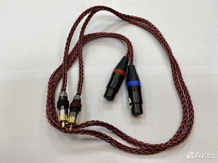 2XLR-2RCA IvipQ-99 (7N OCC+Palladium+Graphene)