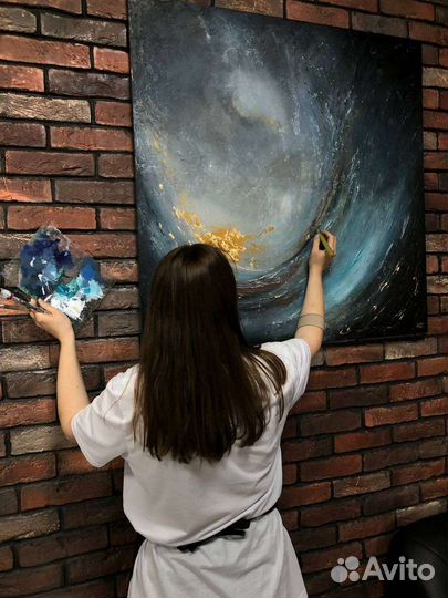 Картина маслом на холсте большая