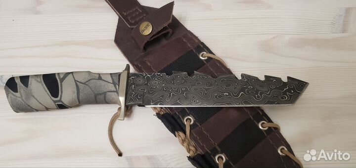 Нож из дамасской стали Golem