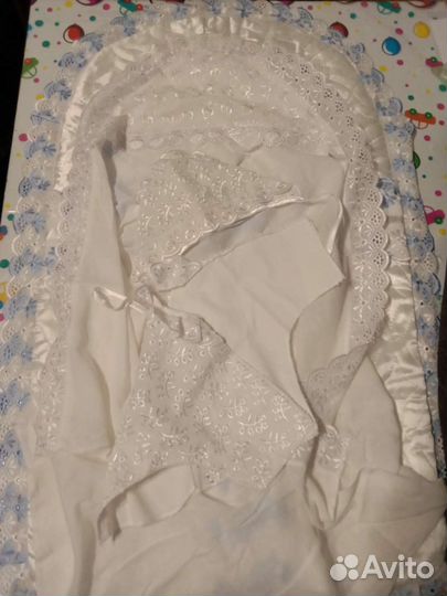 Комплект на выписку для мальчика летний