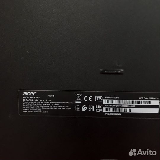Ноутбук Acer Nitro 5 AN515-56-552M (47329)