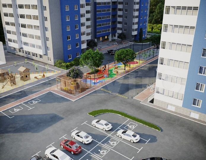 2-к. квартира, 34,4 м², 18/25 эт.