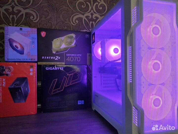 Игровой RTX4070 +Core i5 13400F/B760 WiFi/32GB/1TB