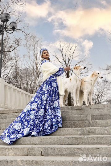 Фотосессии с собаками (русская псовая борзая)