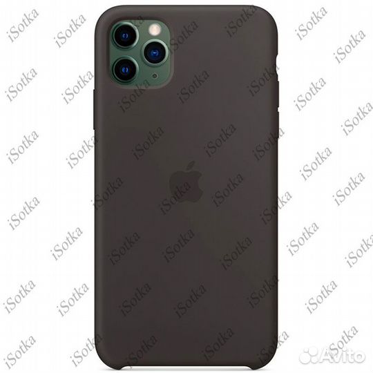 Чехол Apple iPhone 12 / 12 Pro Silicone Case (темн