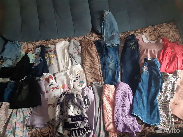 Вещи пакетом на девочку 116,122,128