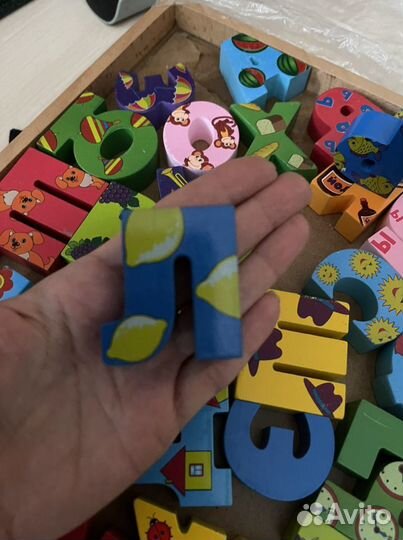 Деревянный алфавит
