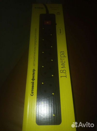 Сетевой фильтр на 6 гнезд