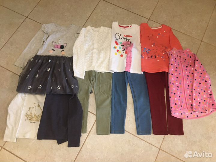 Вещи пакетом на девочку 104