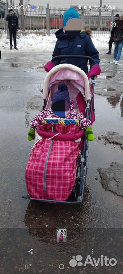 Коляска-сани Ника,Nica