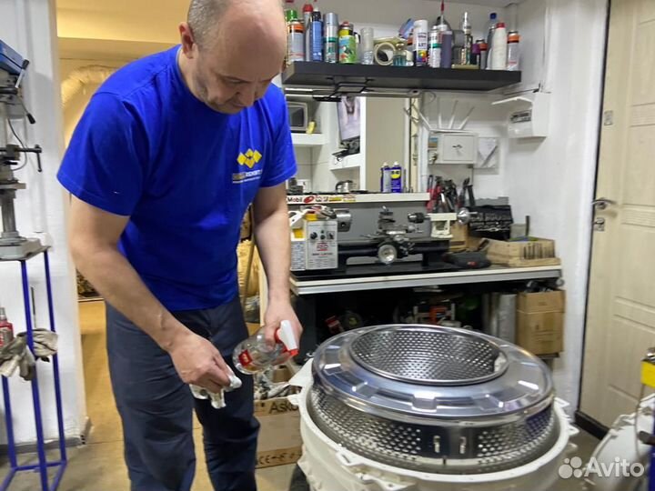 Замена подшипников на баке стиральной машины