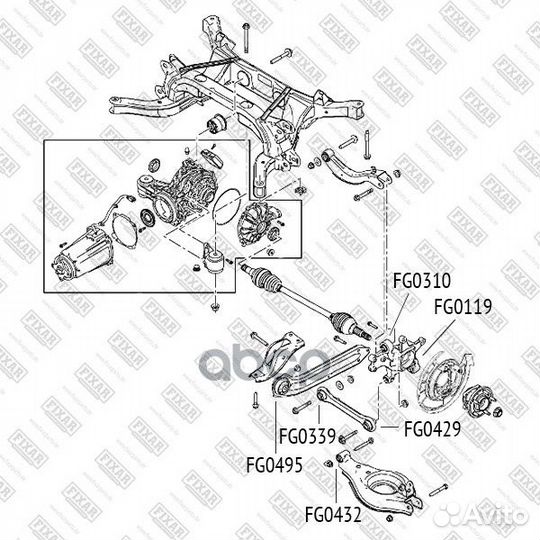 Сайлентблок заднего кулака chevrolet Captiva 07