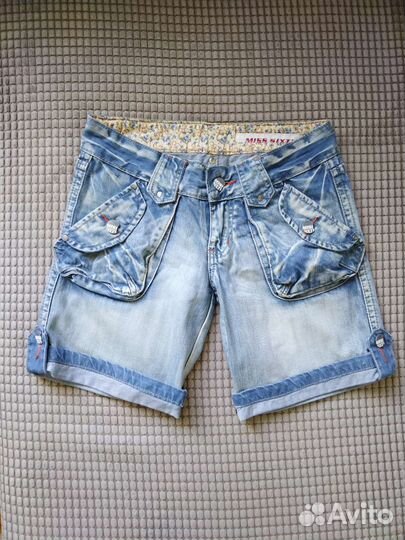 Джинсовые шорты карго Miss Sixty