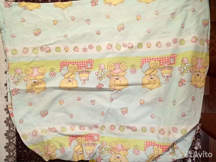 Простынь в детскую кроватку