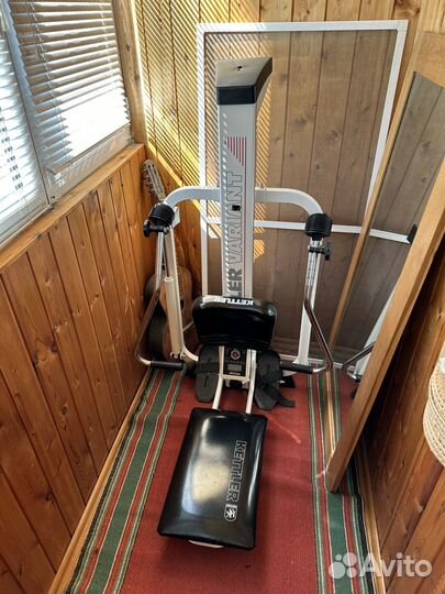 Тренажер 2 в 1 kettler variant (весла и силовой)